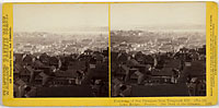 1351 - Panorama of San Francisco from Telegraph Hill (No. 14). Long Bridge, Potrero, Dry Dock in the Distance
