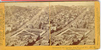 #1356 - Panorama of San Francisco from Telegraph Hill (No. 19). Washington Square.