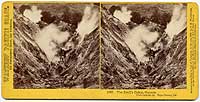 1585 - The Devil's Cañon, Geysers, view looking up, Sonoma County, Cal.