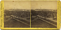 1872 - The Plaza from the residence of C. Brown, Esq., Mare Island
