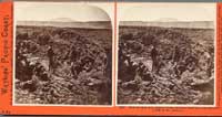 2518 - View of Lava Bed, looking West, showing Bluff in distance and Van Buren Hill.