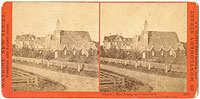 2573 - Church, Residence, and Academy Of Rev. Mr Brewer, San Mateo, Cal.