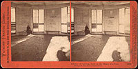 3504 - Interior of Pavilion, built on the Stump of a Tree, Mammoth Tree Grove, Calaveras Co., Cal.