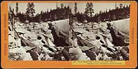 106 - New Hampshire Rocks on Yuba River. Summer View. 96 miles from Sacramento