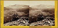 109 - Summit Valley, Altitude 6,960 feet. Emigrant Mt. and Railroad in distance