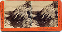 203 - Donner Lake, Tunnels No 7 and 8, from Summit Tunnel. Eastern Summit in distance
